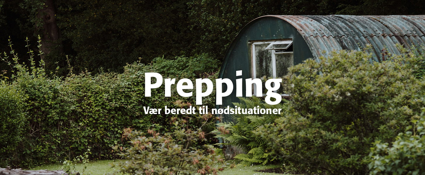 Prepping vær beredt til nødsituationer - billede til kategori med prepping udstyr